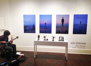 Jon Eiseman's sculpture and photo collaboration works at Flinders Lane Gallery.
