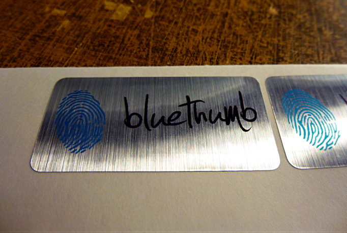 Bluethumb custom stickers