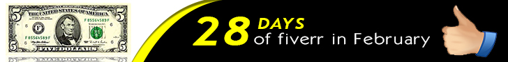 28 Days of Fiverr logo