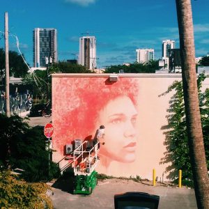 Rone's latest work at Art Basel- Miami. Photo by James Hartley.
