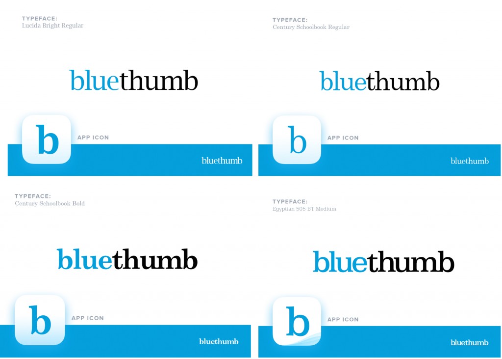 Bluethumb logos