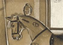 Freud Sparrowhawk painting