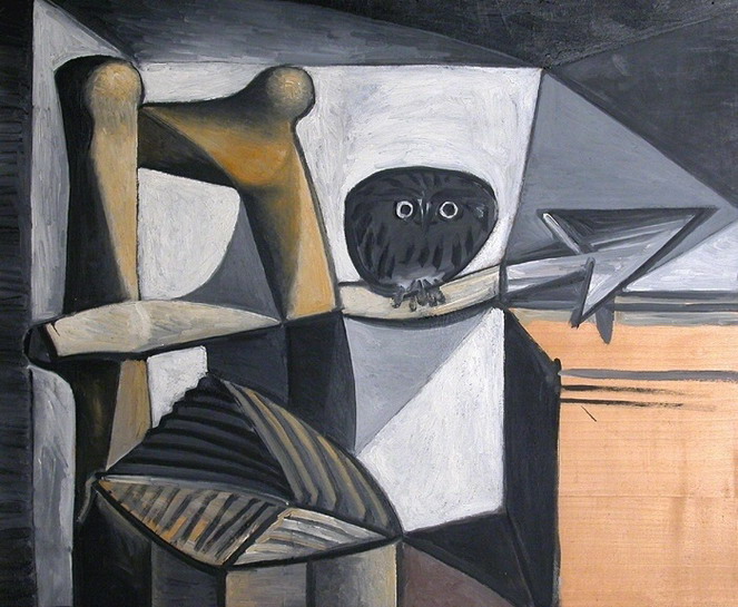 Picasso Chouette painting