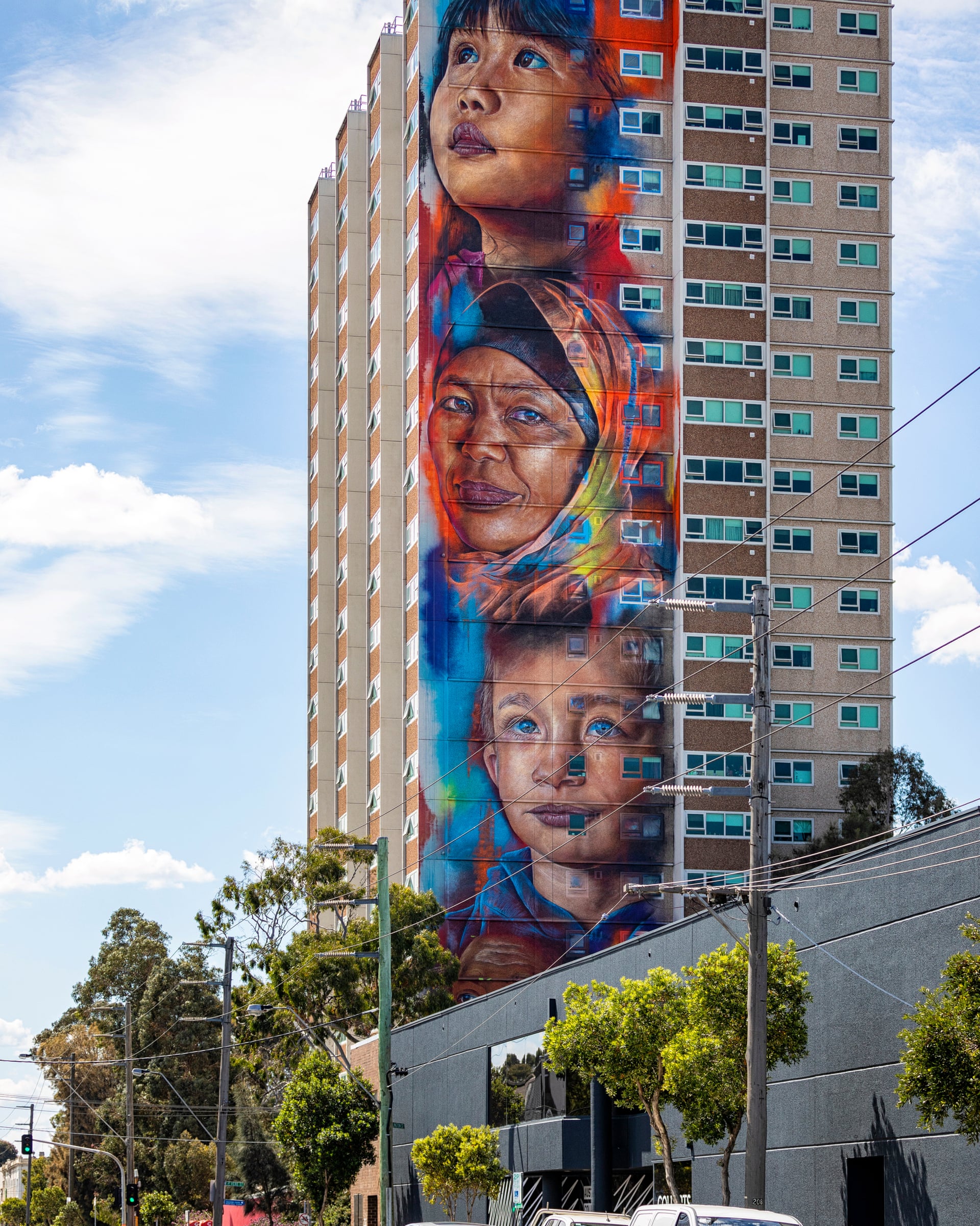 Tallest mural in the Southern Hemisphere