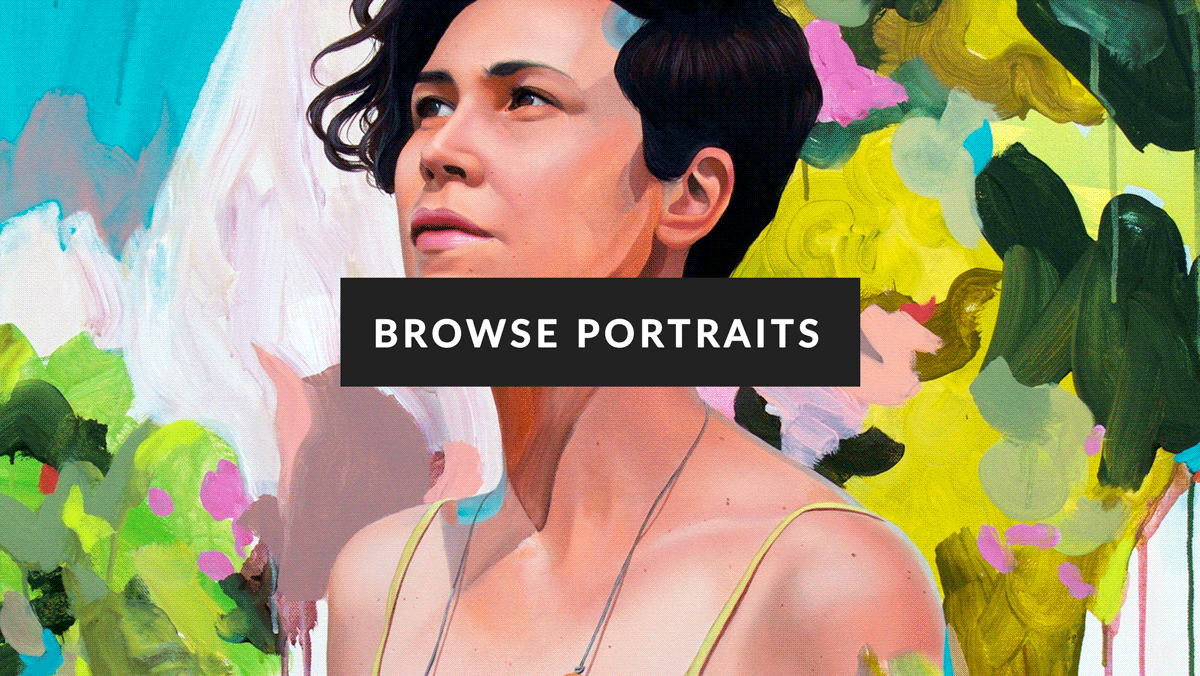 Portrait art for sale on Bluethumb