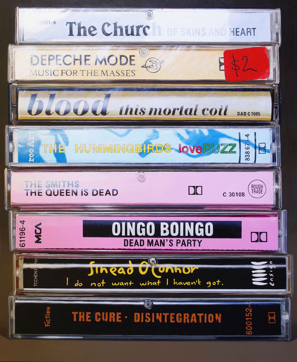 Cassettes by Jason Moad. Australian pop art for sale on Bluethumb