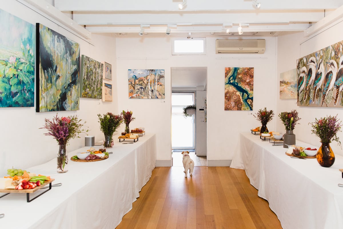 Bluethumb's Melbourne gallery launch event
