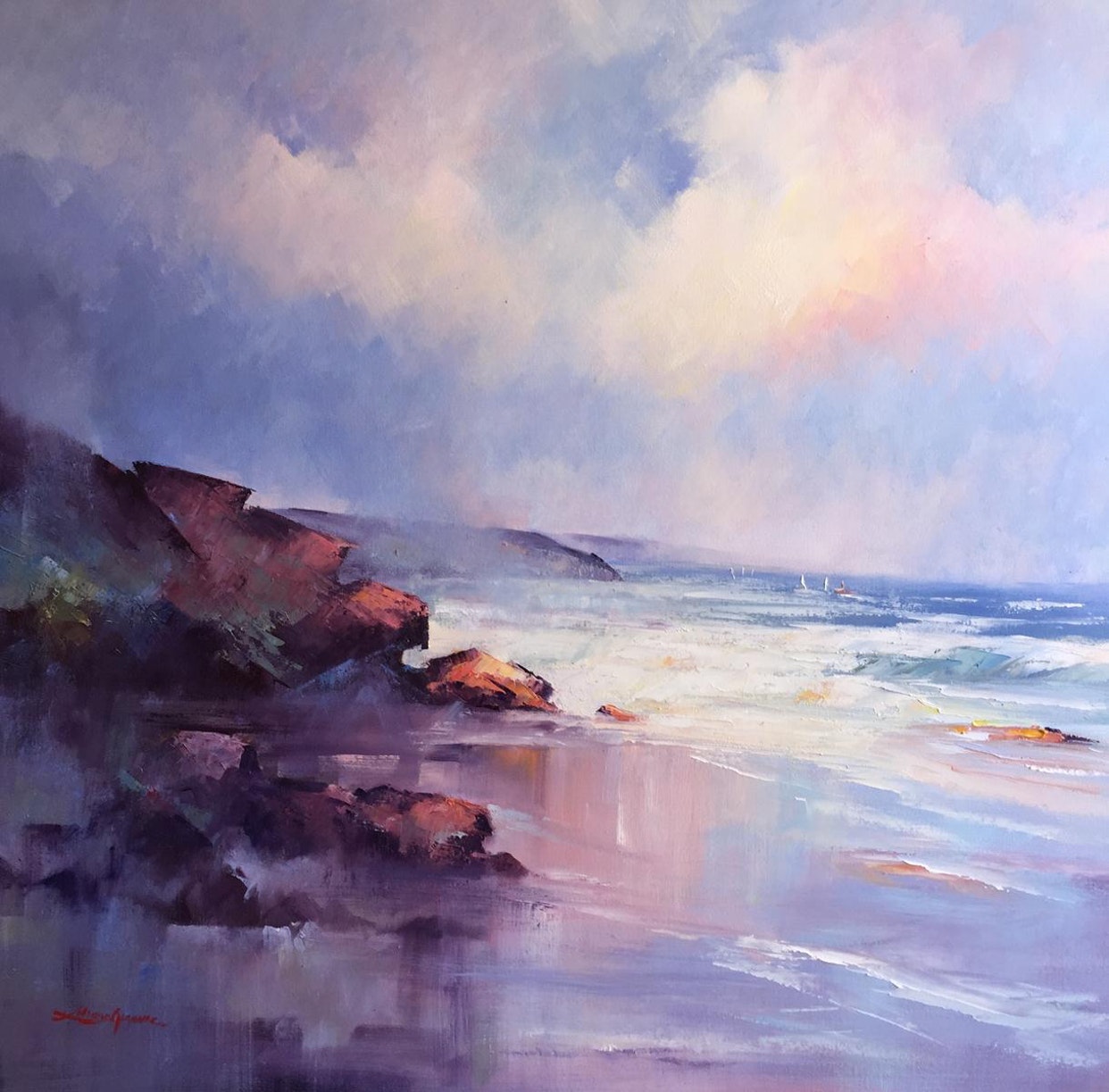 10 Of The Best Seascape Artists Of 2020 Bluethumb Art Gallery Blog   Liliana Gigovic Rocks At Sorrento Back Beach 4 Bluethumb 00d2 