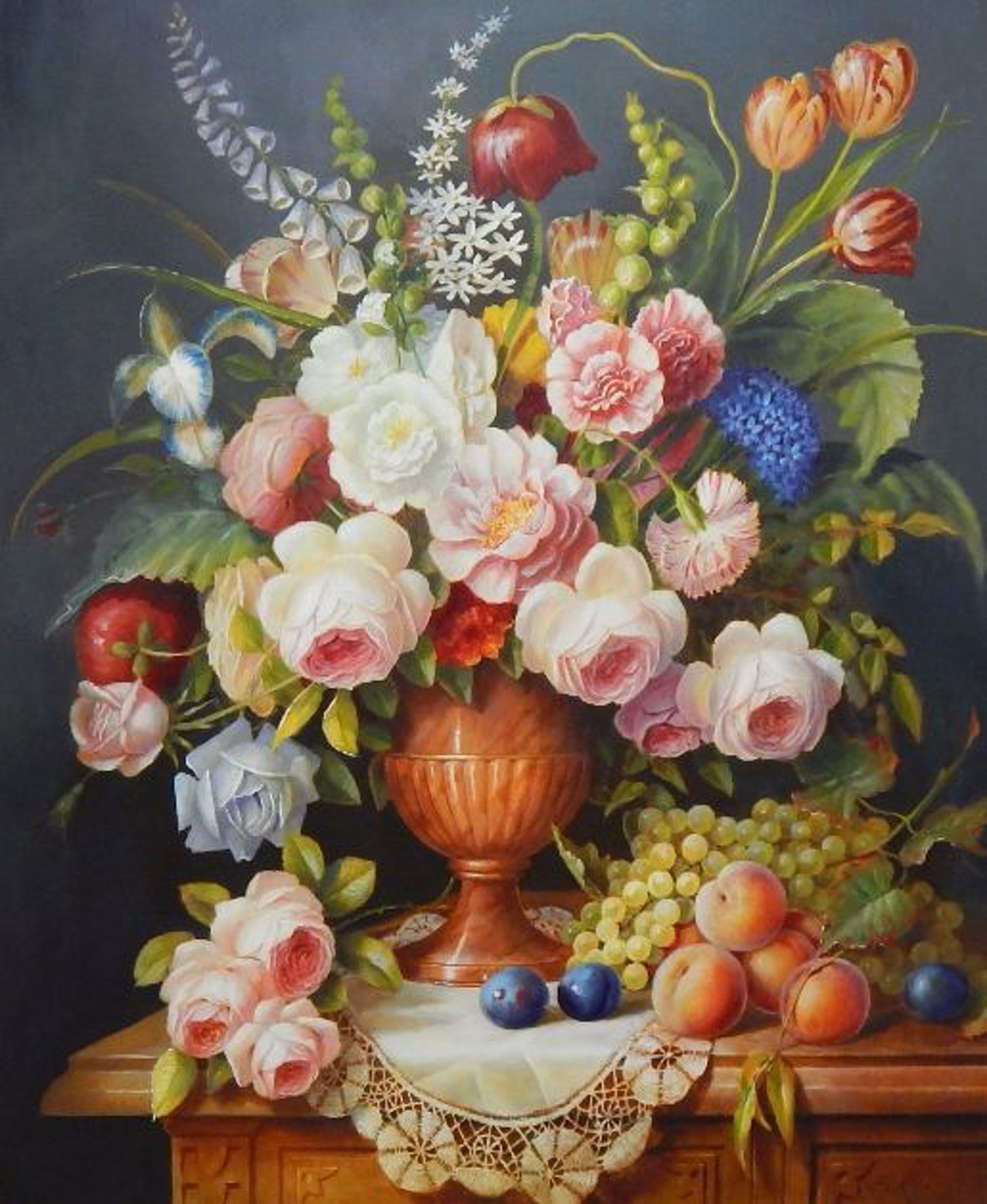"A regal bouquet with assorted fruits" by Jos Kivits