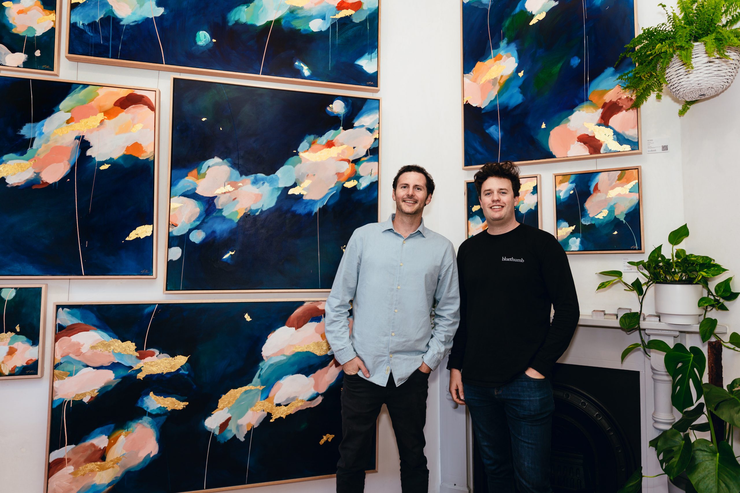 Co-founders Ed and George are bringing NFTs to Bluethumb