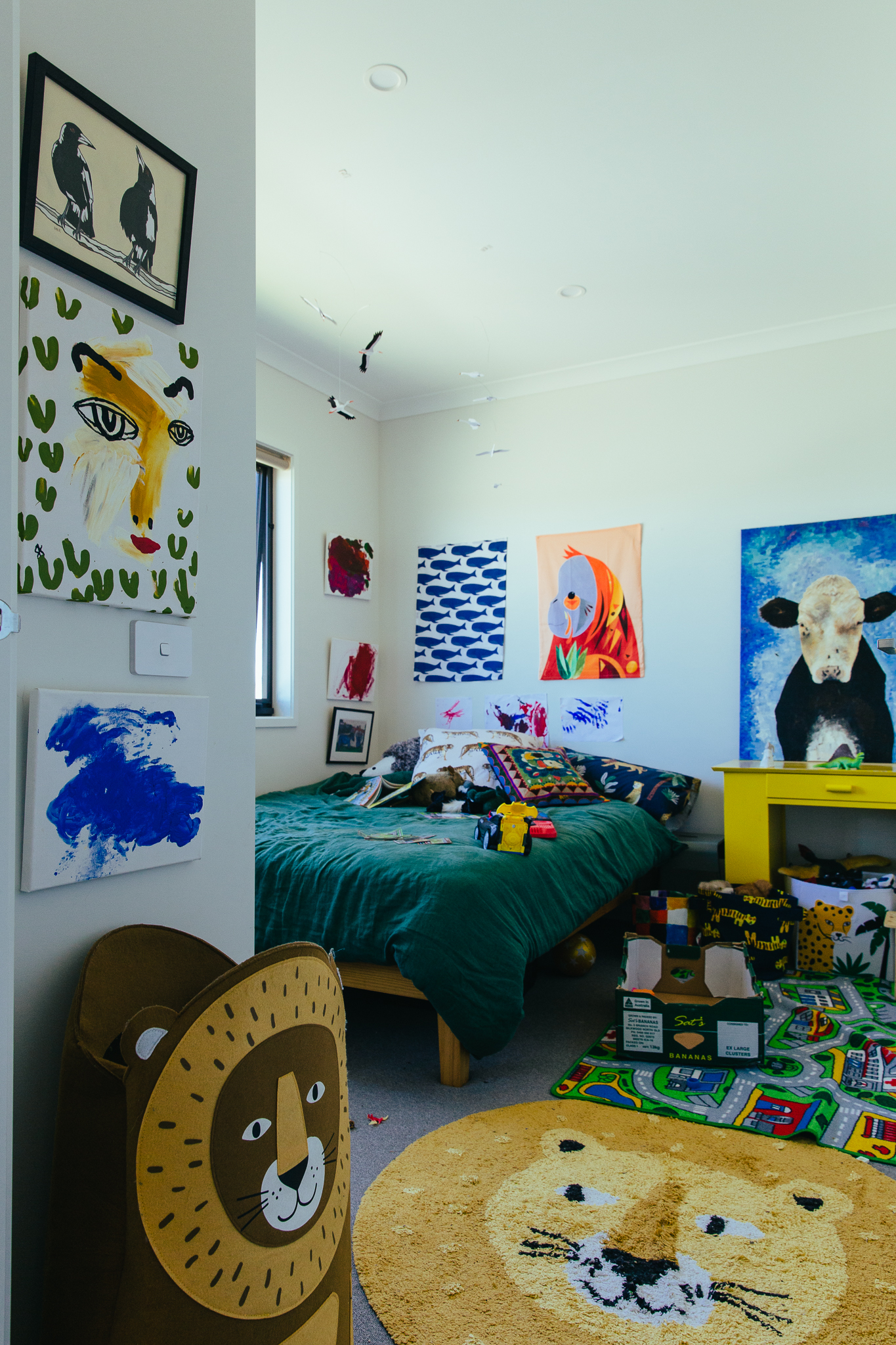 child's bedroom in the home of artist Kate Rogers