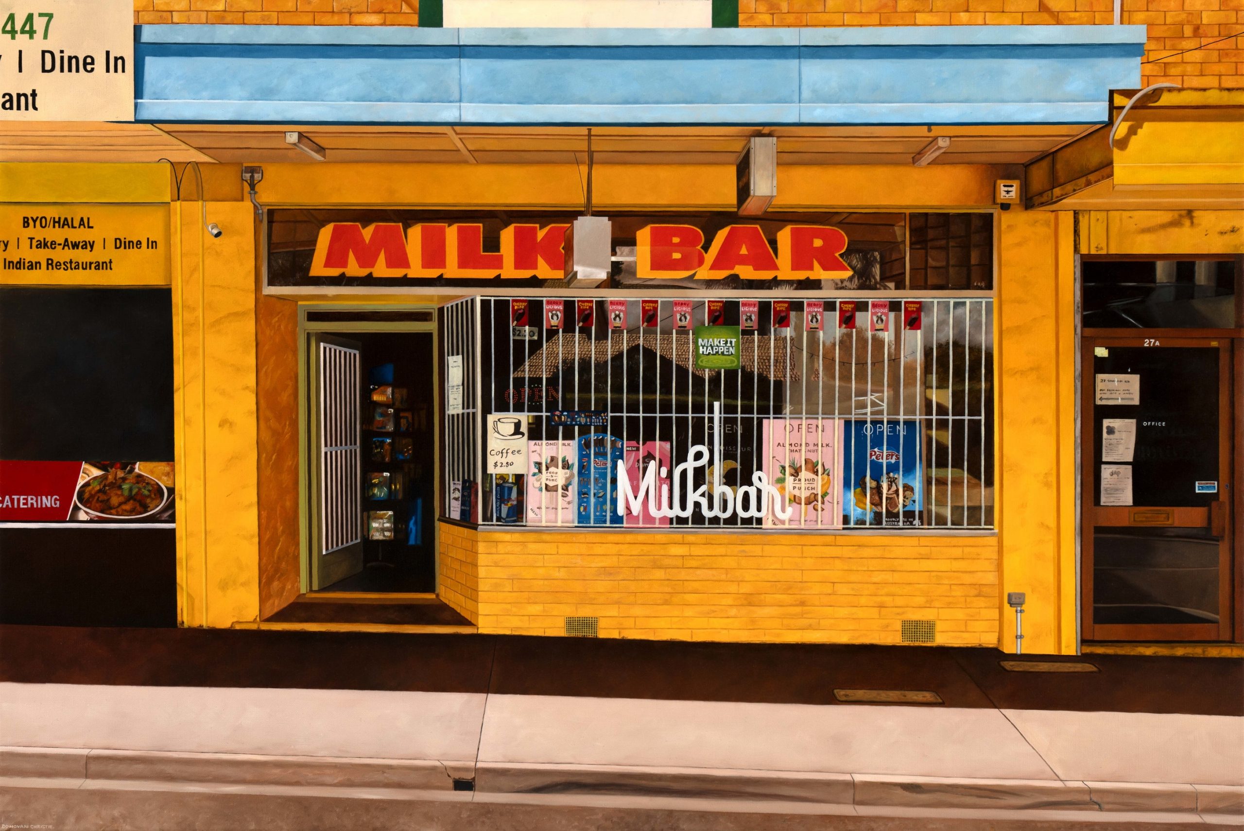 A paradigm of his urban landscapes, 'Mellow Yellow' will be available in print.