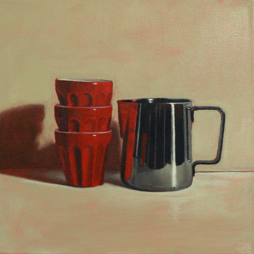Coffee Still Life by Top 10 Still Life Artist of 2023 Peter Tankey.