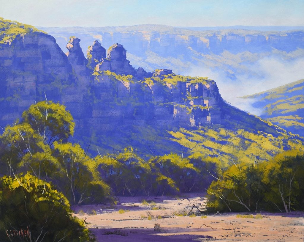 Blue Mountains The Three Sisters Katoomba by Graham Gercken.