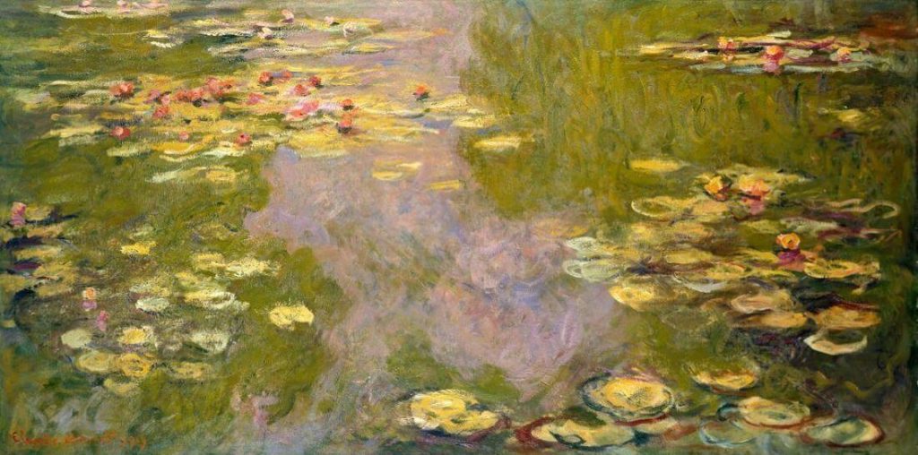 Water Lilies, 1916 by Claude Monet.