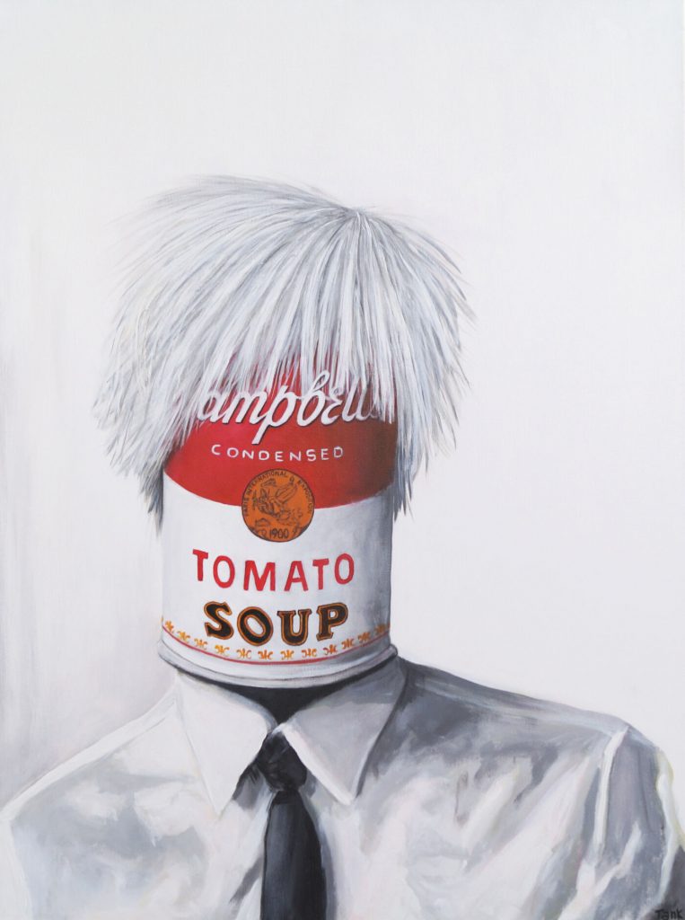 Andy Warhol inspired art by Tank.