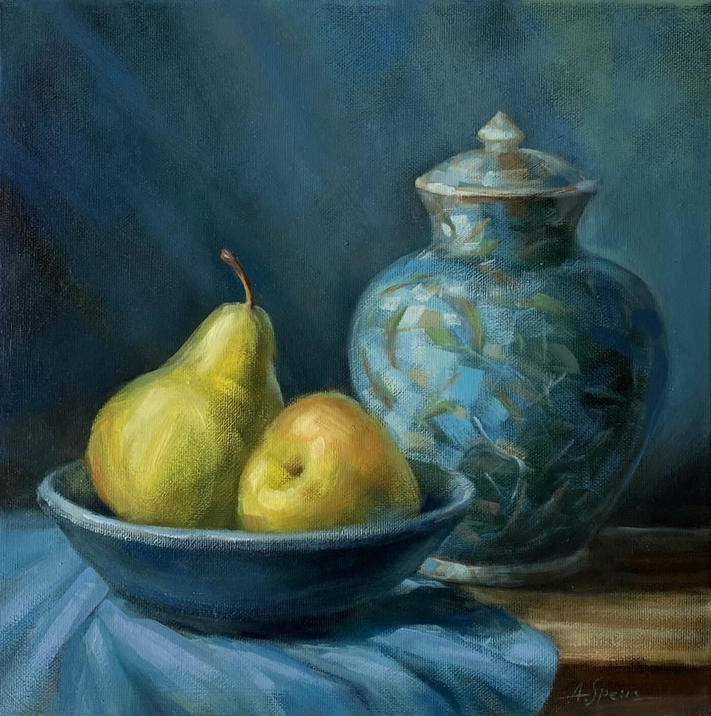 Oil painting by Anna Speirs