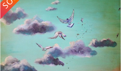 Birds in Flight by Llael McDonald