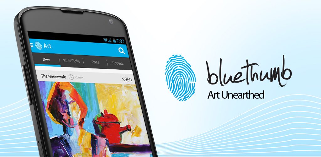 Bluethumb app for Android phones