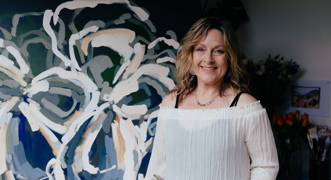 Artist Jen Shewring at Bluethumb, the Home of Australian Artists