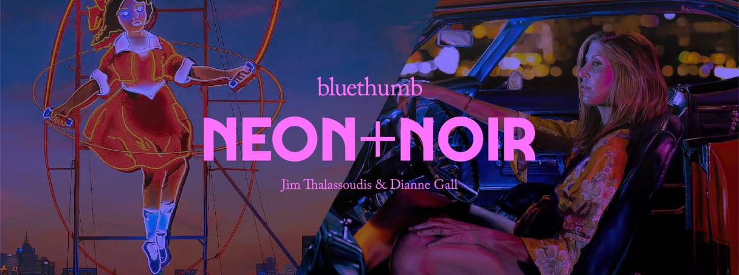 Neon + Noir Exhibition flyer